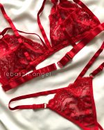 ست فانتزی هارنسی ۳ تیکه قرمز کد 1033 - Image 6