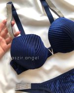 ست اسفنجی جکدار مخمل کبریتی - Image 4