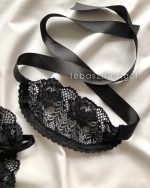 ست فانتزی ۳ تیکه شامل بادی هارنسی، چشم بند و مچبندها کد 1052 - Image 4