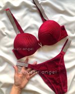 ست اسفنجی جکدار مخمل کبریتی - Image 6