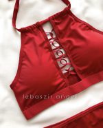 ست بیکینی وسط بند قرمز - Image 2