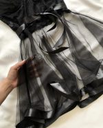پیراهن تور شیشه ای عر‌وسکی - Image 3
