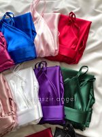پیراهن ساتن پشت بندی کد 8044 - Image 4