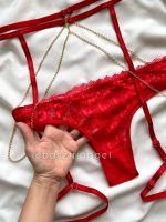 ست شورت فانتزی و گارتر کمر و دور ران - Image 5
