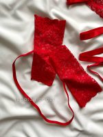 ست بادی فاق باز همراه با مچبند قرمز کد 1063 - Image 3