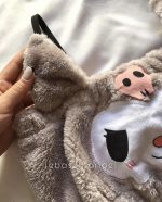 ست نیمتنه و شلوارک تدی نسکافه ای - Image 4