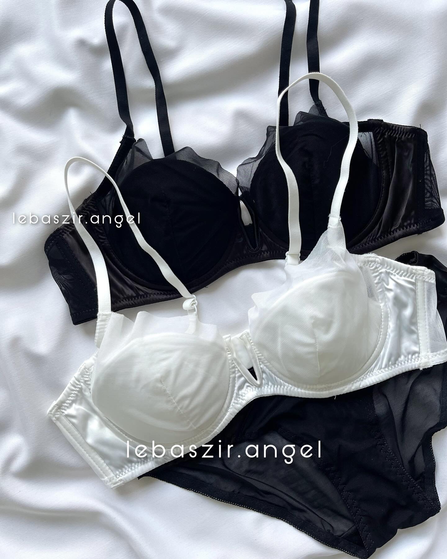 8B30A8F4-3C7D-48F4-B1DD-A84D06A1DC8A ست سوتین و شورت فانتزی ابر نازک - Image 1