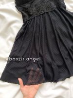 پیراهن کاپدار مشکی خالدار - Image 2