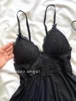 پیراهن کاپدار مشکی خالدار - Image 3