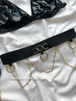 ست فانتزی لاتکس مشکی - Image 5