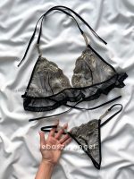 ست فانتزی گره ای مشکی طلایی