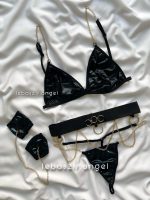 ست فانتزی لاتکس مشکی