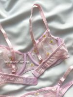 ست توری بابونه صورتی - Image 4