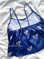 ست تاپ و شلوارک ساتن کوآلا - Image 4