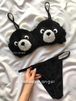 ست نیمتنه و شورت تدی خرس مشکی