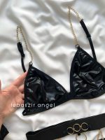 ست فانتزی لاتکس مشکی - Image 6