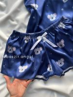 ست تاپ و شلوارک ساتن کوآلا - Image 2