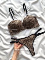 ست اسفنجی پلنگی هارنس مرواریدی