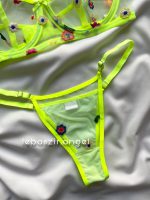 ست تور شیشه ای گل فسفری - Image 3