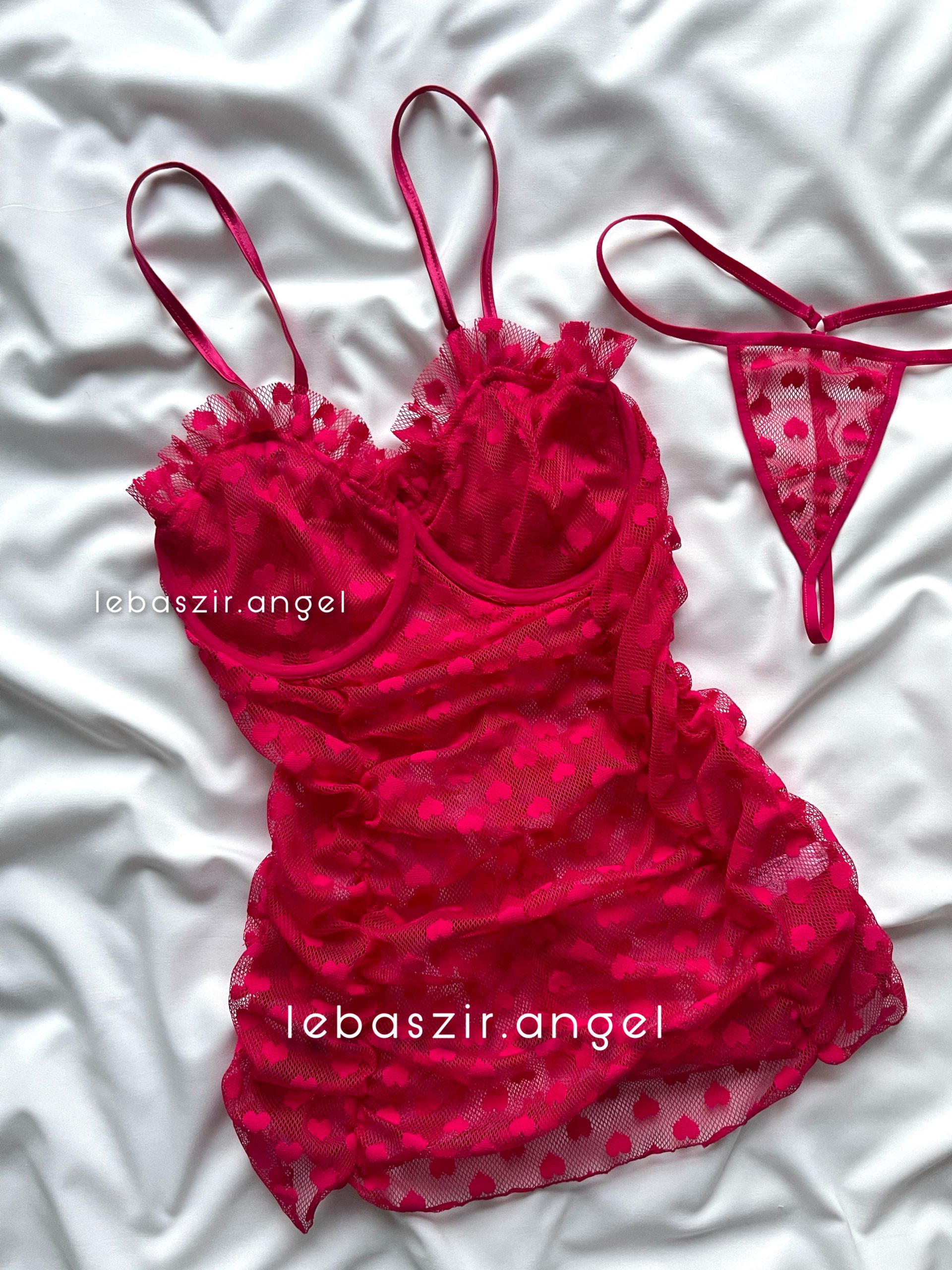 E03E3DBE-D25C-42CE-82F6-2E58C92962FF پیراهن مانکنی قلبی😍🤌 - Image 1