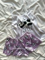 ست تاپ و شلوارک ساتن sleep
