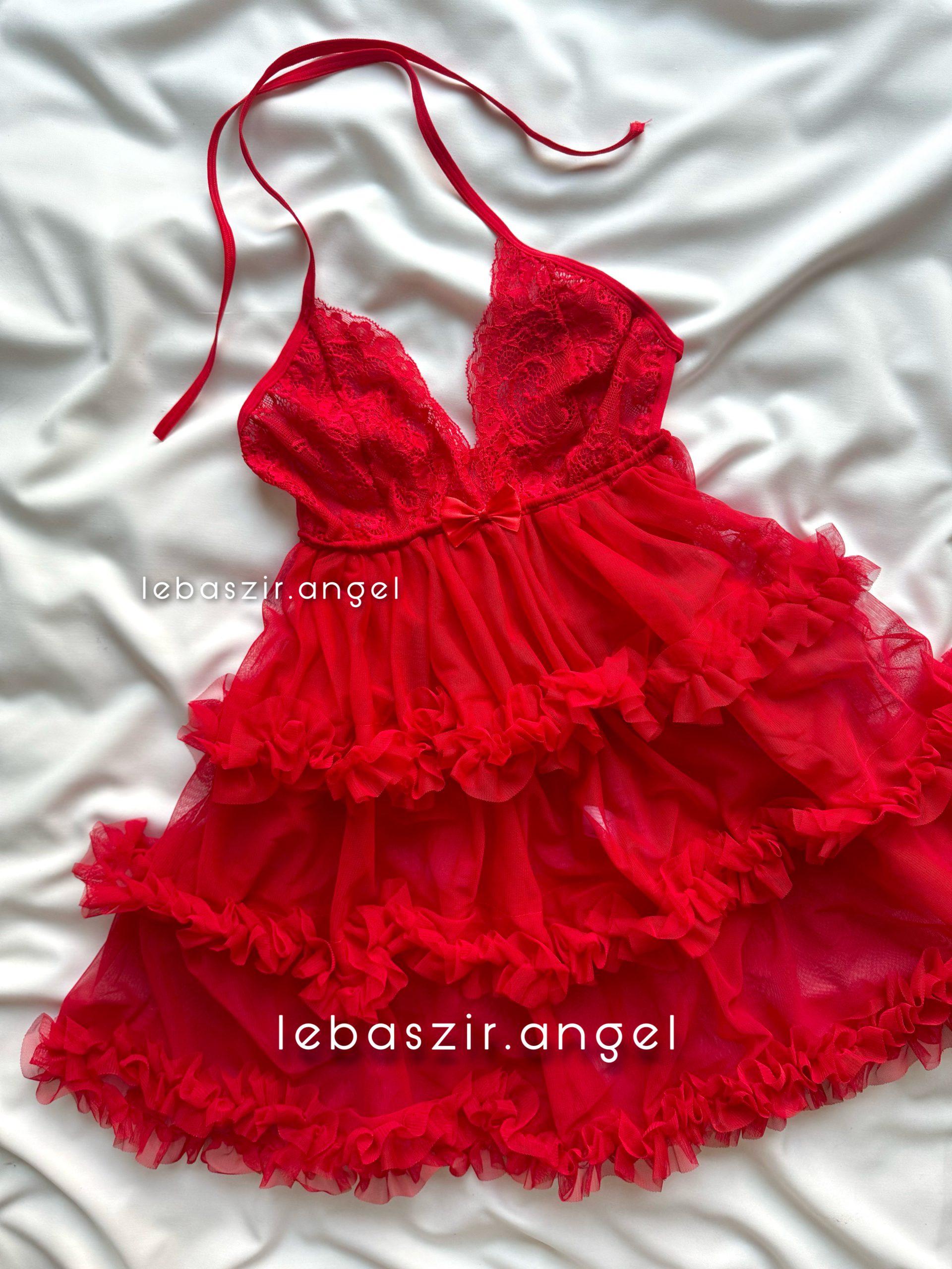 226E6DE7-302F-4901-8592-3E99F1E6F1CB پیراهن توری عروسکی😍 - Image 1