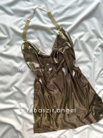 لباس خواب فانتزی طلایی کد 441