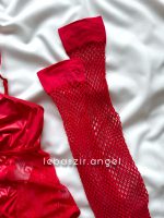 کاستوم فانتزی جورابدار قرمز - Image 4