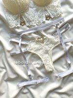 ست برالت اسفنجی ۴تیکه سفید - Image 6