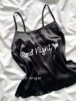 ست تاپ و شلوارک ساتن Good night! - Image 3