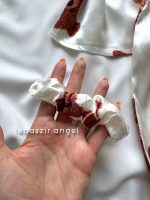 ست تاپ و شلوارک ساتن خرسی - Image 5