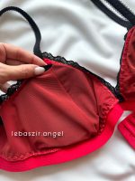 ست نیمتنه و شلوارک قرمز - Image 7