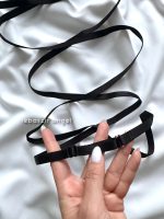 ست شورت لامبادا هفتی و دو عدد گارتر دور پا  مشکی کد 303  😍🔥 - Image 3