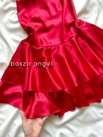 پیراهن ساتن پشت بندی - Image 4