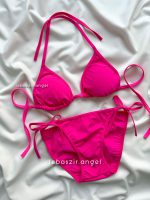 ست بیکینی گره ای صورتی