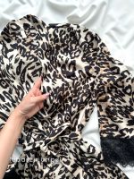 ست پیراهن ساتن و روبدوشامبر - Image 6