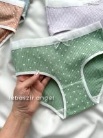 شورت نخی کبریتی خالدار - Image 3