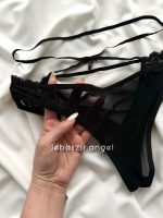 شورت فانتزی پشت بندی مشکی کد 315 - Image 4