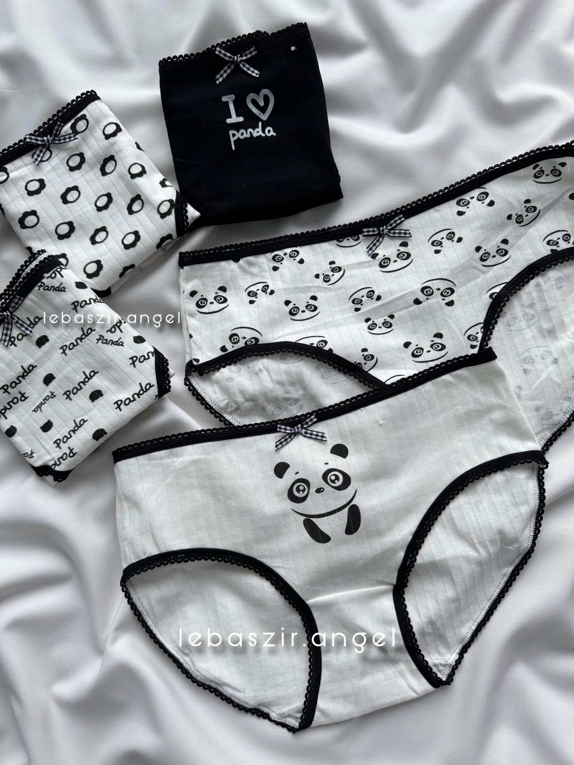 F05E19FA-4E7E-4DFE-8FB9-F4E24751D1E6 پک ۵ تایی شورت نخی پاندا🐼 - Image 1