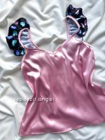 ست تاپ و شلوارک ساتن - Image 2