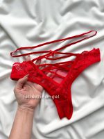 شورت فانتزی پشت بندی قرمز کد 315