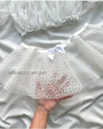 ست فانتزی قلبی سفید کد 1020 - Image 2
