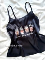 ست تاپ و شلوارک ساتن آیس پک😍 - Image 3