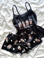 ست تاپ و شلوارک ساتن آیس پک😍
