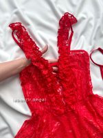 لباس خواب عروسکی قرمز 😍 کد 1025 - Image 3