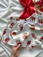 ست تاپ و شلوارک ساتن خرسی🧸 - Image 3
