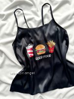 ست تاپ و شلوارک ساتن همبرگر😍🍔 - Image 3