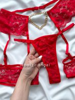 ست لامبادا و گارتر  قرمز کد 5603 - Image 2