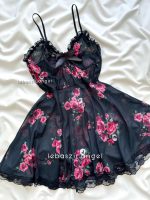 پیراهن حریر گلدار کد 1850