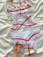 کاستوم فانتزی فاق باز پرستاری سفید🔥 کد 5139 - Image 6
